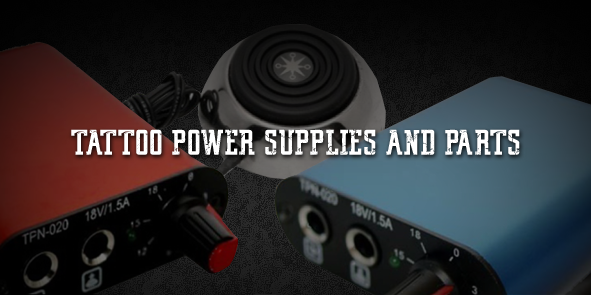 TATTOO POWER SUPPLIES AND PARTS